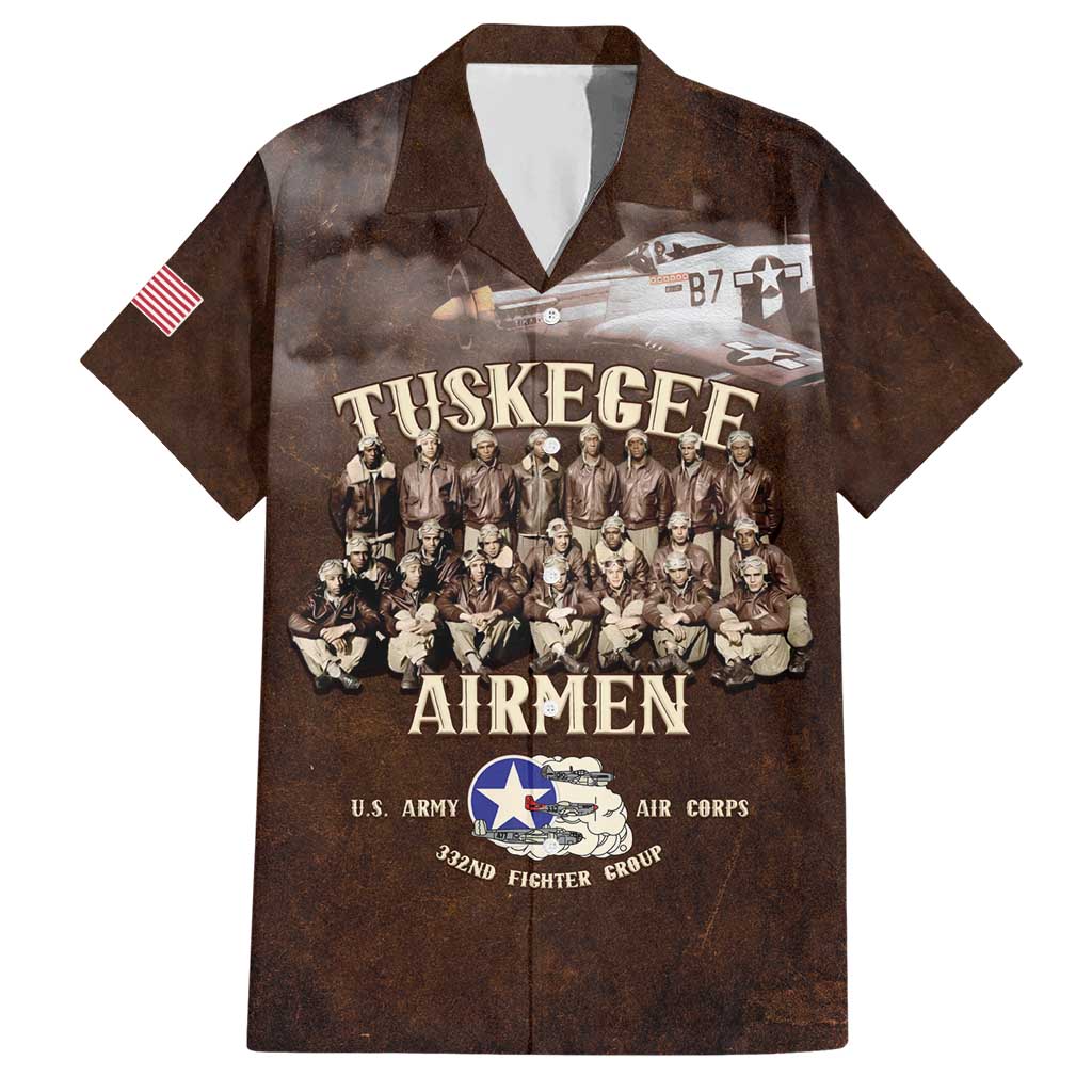 Remembering Tuskegee Airmen Hawaiian Shirt Heroes of the 332nd Squadron Retro Style - Wonder Print Shop