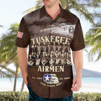 Remembering Tuskegee Airmen Hawaiian Shirt Heroes of the 332nd Squadron Retro Style - Wonder Print Shop