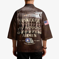 Remembering Tuskegee Airmen Kimono Heroes of the 332nd Squadron Retro Style - Wonder Print Shop