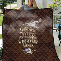 Remembering Tuskegee Airmen Quilt Heroes of the 332nd Squadron Retro Style - Wonder Print Shop