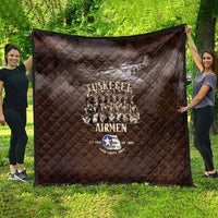 Remembering Tuskegee Airmen Quilt Heroes of the 332nd Squadron Retro Style - Wonder Print Shop