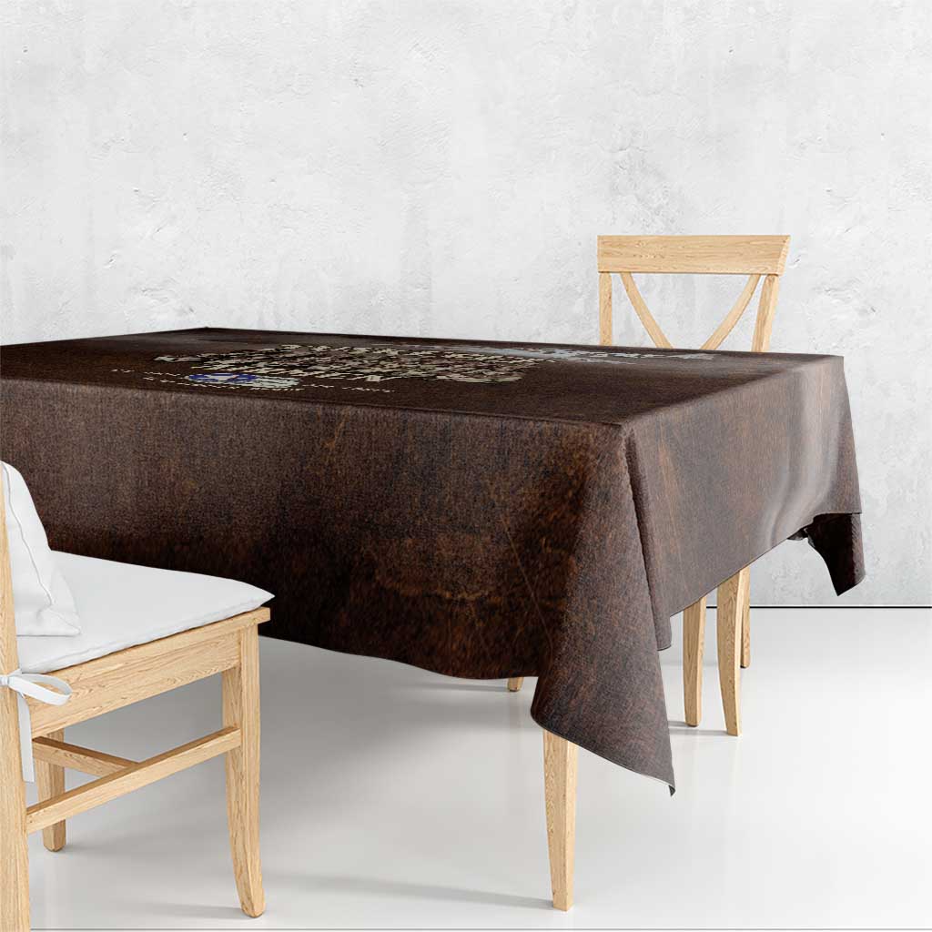 Remembering Tuskegee Airmen Tablecloth Heroes of the 332nd Squadron Retro Style - Wonder Print Shop