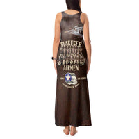 Remembering Tuskegee Airmen Tank Maxi Dress Heroes of the 332nd Squadron Retro Style - Wonder Print Shop