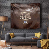 Remembering Tuskegee Airmen Tapestry Heroes of the 332nd Squadron Retro Style - Wonder Print Shop