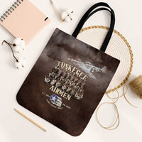 Remembering Tuskegee Airmen Tote Bag Heroes of the 332nd Squadron Retro Style - Wonder Print Shop