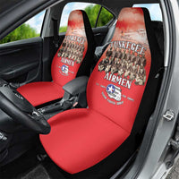 Remembering Tuskegee Airmen Car Seat Cover Heroes of the 332nd Squadron Red Art - Wonder Print Shop