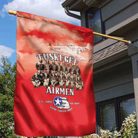 Remembering Tuskegee Airmen Garden Flag Heroes of the 332nd Squadron Red Art - Wonder Print Shop