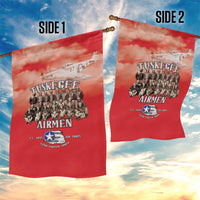 Remembering Tuskegee Airmen Garden Flag Heroes of the 332nd Squadron Red Art - Wonder Print Shop