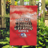 Remembering Tuskegee Airmen Garden Flag Heroes of the 332nd Squadron Red Art - Wonder Print Shop