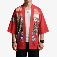 Remembering Tuskegee Airmen Kimono Heroes of the 332nd Squadron Red Art - Wonder Print Shop