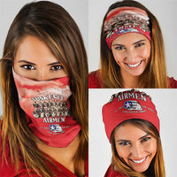 Remembering Tuskegee Airmen Neck Gaiter Heroes of the 332nd Squadron Red Art - Wonder Print Shop