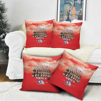 Remembering Tuskegee Airmen Pillow Cover Heroes of the 332nd Squadron Red Art - Wonder Print Shop