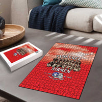 Remembering Tuskegee Airmen Puzzle Heroes of the 332nd Squadron Red Art - Wonder Print Shop