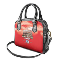 Remembering Tuskegee Airmen Shoulder Handbag Heroes of the 332nd Squadron Red Art - Wonder Print Shop