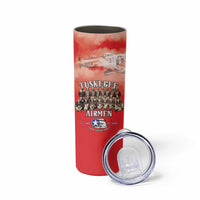 Remembering Tuskegee Airmen Skinny Tumbler Heroes of the 332nd Squadron Red Art - Wonder Print Shop
