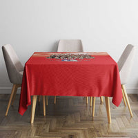 Remembering Tuskegee Airmen Tablecloth Heroes of the 332nd Squadron Red Art - Wonder Print Shop