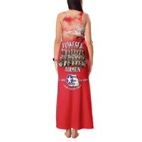 Remembering Tuskegee Airmen Tank Maxi Dress Heroes of the 332nd Squadron Red Art - Wonder Print Shop