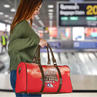 Remembering Tuskegee Airmen Travel Bag Heroes of the 332nd Squadron Red Art - Wonder Print Shop