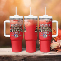 Remembering Tuskegee Airmen Tumbler With Handle Heroes of the 332nd Squadron Red Art - Wonder Print Shop