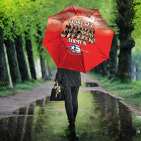 Remembering Tuskegee Airmen Umbrella Heroes of the 332nd Squadron Red Art - Wonder Print Shop