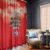 Remembering Tuskegee Airmen Window Curtain Heroes of the 332nd Squadron Red Art - Wonder Print Shop