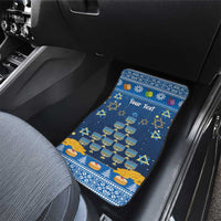 Personalised Jewish Hanukkah Xmas Car Mats Merry Chrismukkah - Wonder Print Shop