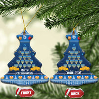 Personalised Jewish Hanukkah Xmas Ceramic Ornament Merry Chrismukkah - Wonder Print Shop