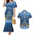 Personalised Jewish Hanukkah Xmas Couples Matching Mermaid Dress and Hawaiian Shirt Merry Chrismukkah - Wonder Print Shop