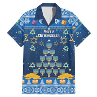 Personalised Jewish Hanukkah Xmas Family Matching Mermaid Dress and Hawaiian Shirt Merry Chrismukkah - Wonder Print Shop