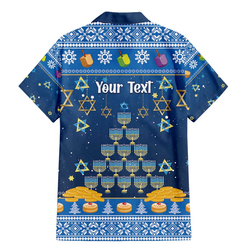 Personalised Jewish Hanukkah Xmas Family Matching Mermaid Dress and Hawaiian Shirt Merry Chrismukkah - Wonder Print Shop