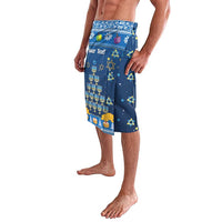 Personalised Jewish Hanukkah Xmas Lavalava Merry Chrismukkah - Wonder Print Shop