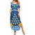 Personalised Jewish Hanukkah Xmas Summer Maxi Dress Merry Chrismukkah - Wonder Print Shop