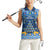 Personalised Jewish Hanukkah Xmas Women Sleeveless Polo Shirt Merry Chrismukkah - Wonder Print Shop