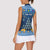Personalised Jewish Hanukkah Xmas Women Sleeveless Polo Shirt Merry Chrismukkah - Wonder Print Shop