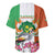 Niger Black-Crowned Crane Baseball Jersey Coat Of Arms - Kente Pattern - Wonder Print Shop