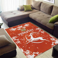 Custom Niger Football Area Rug Go Menas - Wonder Print Shop
