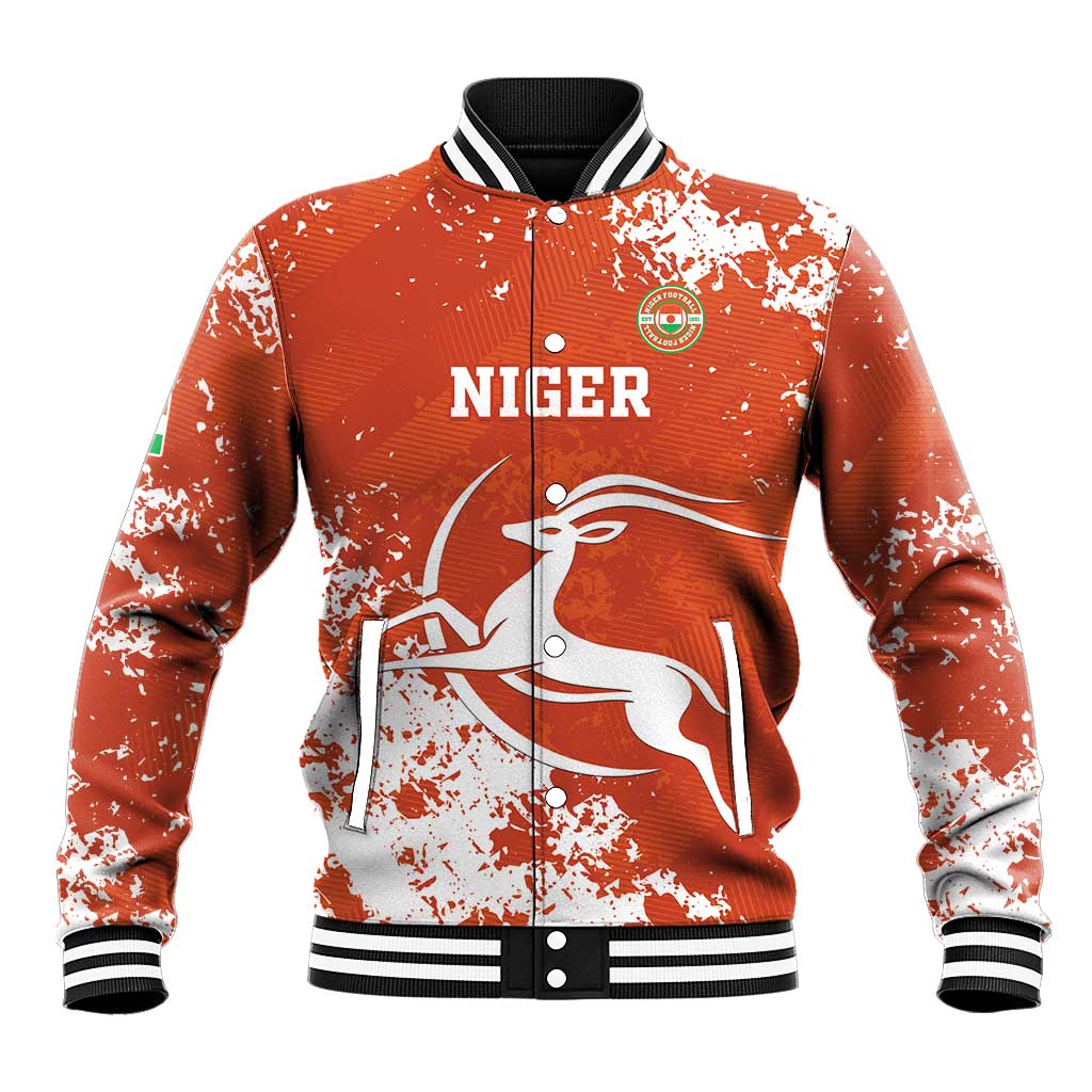 Custom Niger Football Baseball Jacket Go Menas - Wonder Print Shop