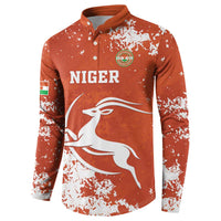 Custom Niger Football Button Sweatshirt Go Menas - Wonder Print Shop