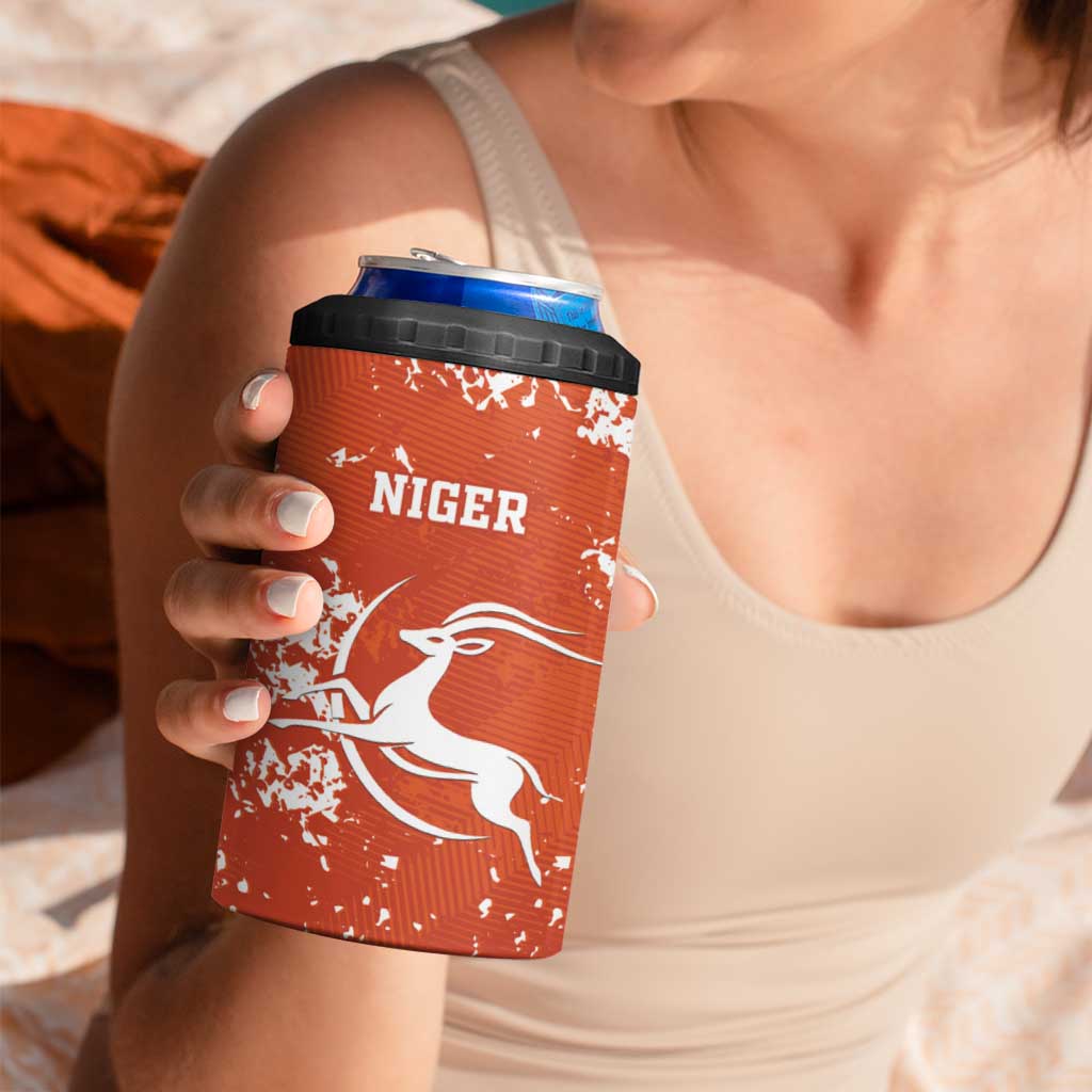 Custom Niger Football 4 in 1 Can Cooler Tumbler Go Menas - Wonder Print Shop