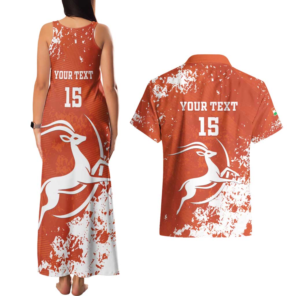 Custom Niger Football Couples Matching Tank Maxi Dress and Hawaiian Shirt Go Menas - Wonder Print Shop
