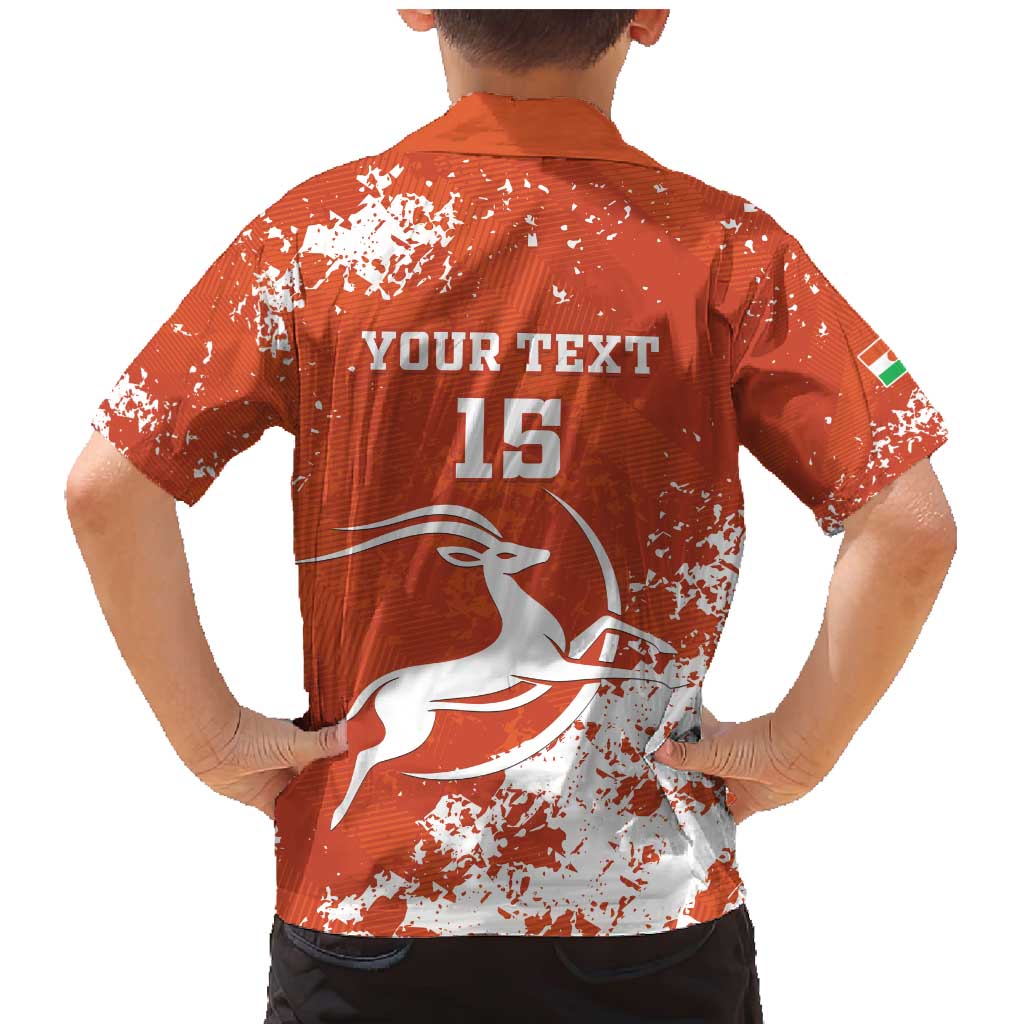 Custom Niger Football Family Matching Mermaid Dress and Hawaiian Shirt Go Menas - Wonder Print Shop