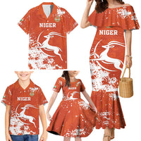 Custom Niger Football Family Matching Mermaid Dress and Hawaiian Shirt Go Menas - Wonder Print Shop