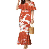 Custom Niger Football Family Matching Mermaid Dress and Hawaiian Shirt Go Menas - Wonder Print Shop