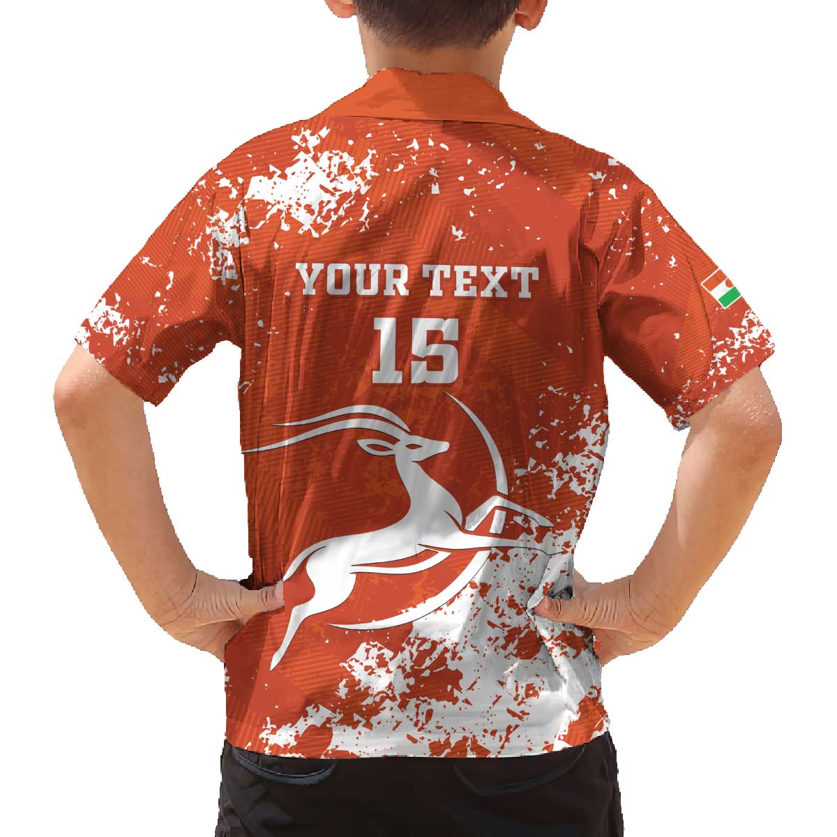 Custom Niger Football Family Matching Off The Shoulder Long Sleeve Dress and Hawaiian Shirt Go Menas - Wonder Print Shop