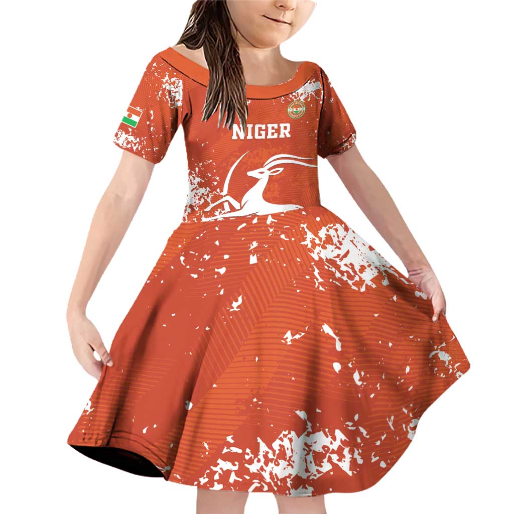 Custom Niger Football Family Matching Off Shoulder Short Dress and Hawaiian Shirt Go Menas - Wonder Print Shop