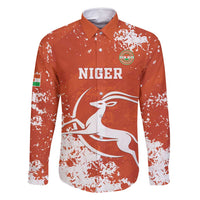 Custom Niger Football Family Matching Off Shoulder Short Dress and Hawaiian Shirt Go Menas - Wonder Print Shop