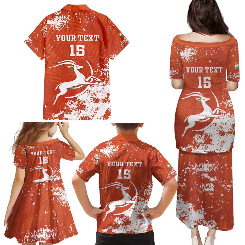 Custom Niger Football Family Matching Puletasi and Hawaiian Shirt Go Menas - Wonder Print Shop