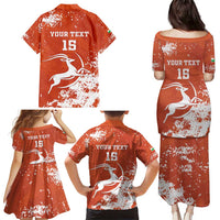 Custom Niger Football Family Matching Puletasi and Hawaiian Shirt Go Menas - Wonder Print Shop