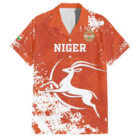 Custom Niger Football Family Matching Short Sleeve Bodycon Dress and Hawaiian Shirt Go Menas - Wonder Print Shop