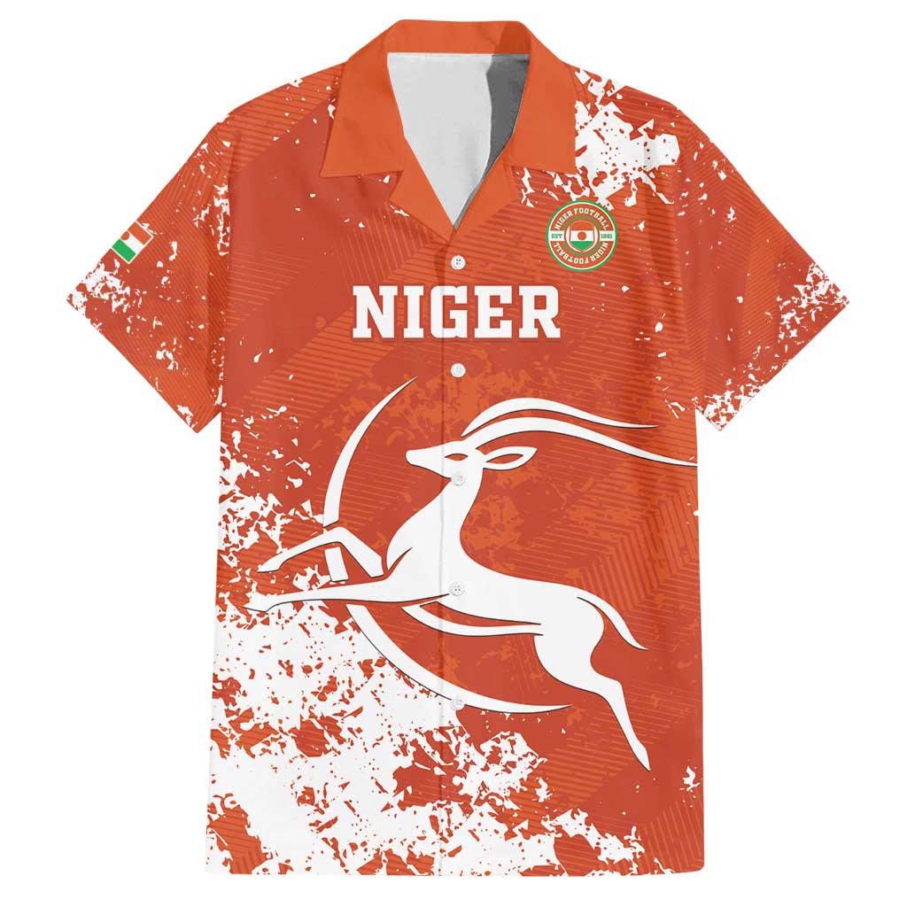 Custom Niger Football Family Matching Summer Maxi Dress and Hawaiian Shirt Go Menas - Wonder Print Shop